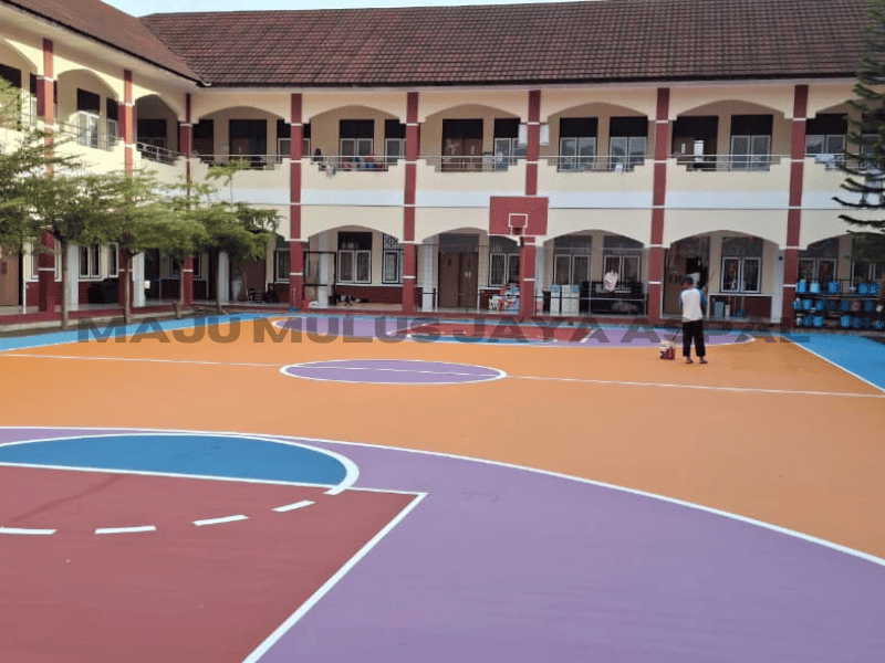 pengecatan lapangan olahraga sekolah Jawa Barat